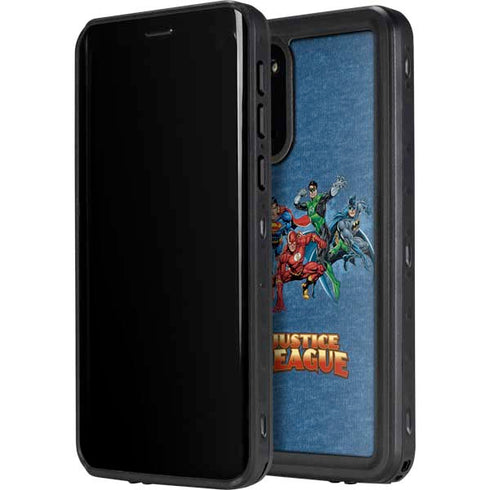 Justice League Action Pose Charcaters Galaxy S20 Plus Waterproof Case