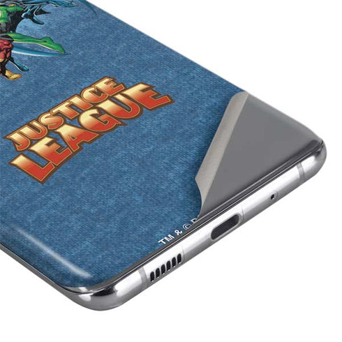 Justice League Action Pose Charcaters Galaxy S20 Skin