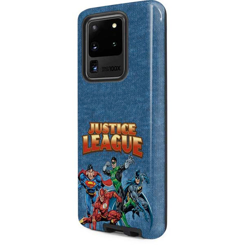 Justice League Action Pose Charcaters Galaxy S20 Ultra 5G Pro Case