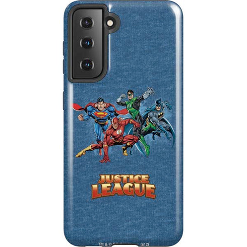 Justice League Action Pose Charcaters Galaxy S21 5G Pro Case