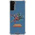 Justice League Action Pose Charcaters Galaxy S21 FE Clear Case