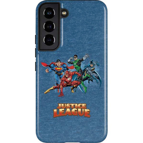 Justice League Action Pose Charcaters Galaxy S22 Pro Case