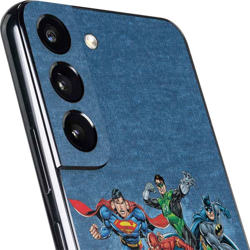 Justice League Action Pose Charcaters Galaxy S22 Skin