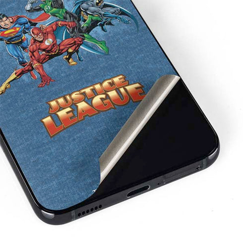 Justice League Action Pose Charcaters Galaxy S22 Skin