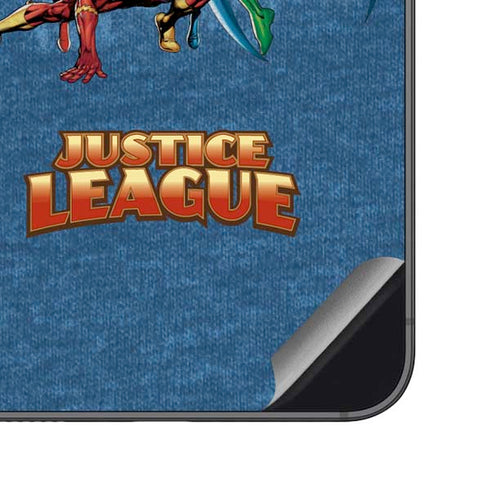 Justice League Action Pose Charcaters Galaxy S23 FE Skin
