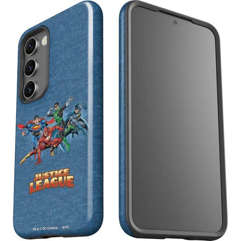 Justice League Action Pose Charcaters Galaxy S23 Plus Pro Case