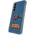 Justice League Action Pose Charcaters Galaxy S24 Plus Clear Case