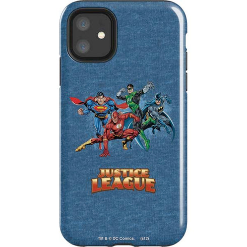 Justice League Action Pose Charcaters iPhone 11 Impact Case
