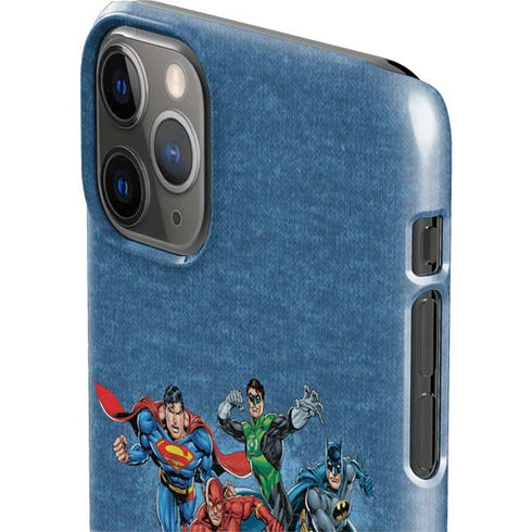 Justice League Action Pose Charcaters iPhone 11 Pro Max Lite Case