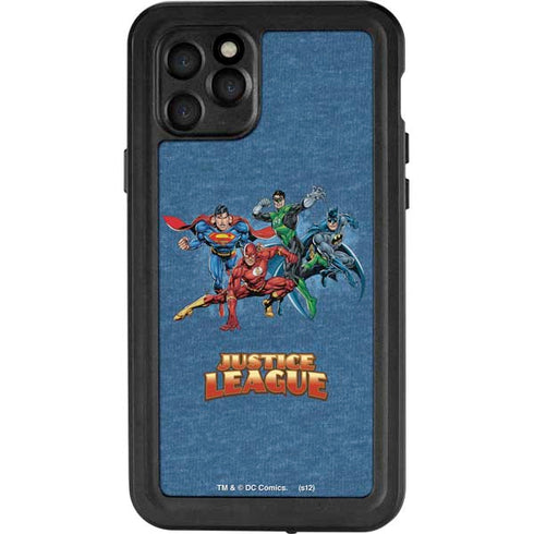 Justice League Action Pose Charcaters iPhone 11 Pro Waterproof Case