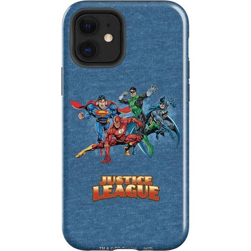 Justice League Action Pose Charcaters iPhone 12 Impact Case