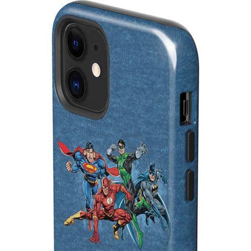 Justice League Action Pose Charcaters iPhone 12 Impact Case