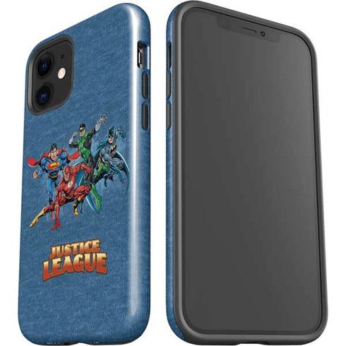 Justice League Action Pose Charcaters iPhone 12 Impact Case