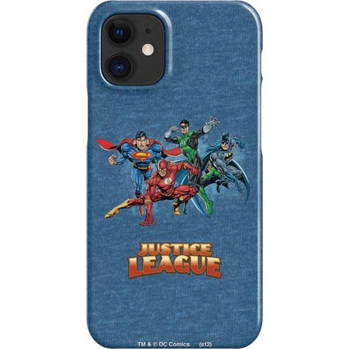 Justice League Action Pose Charcaters iPhone 12 Mini Lite Case