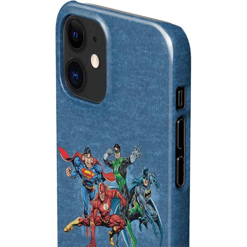 Justice League Action Pose Charcaters iPhone 12 Mini Lite Case