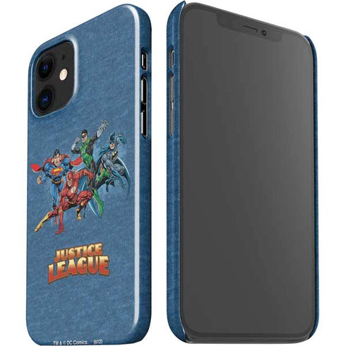 Justice League Action Pose Charcaters iPhone 12 Mini Lite Case