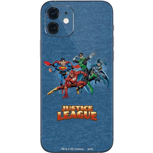 Justice League Action Pose Charcaters iPhone 12 Mini Skin
