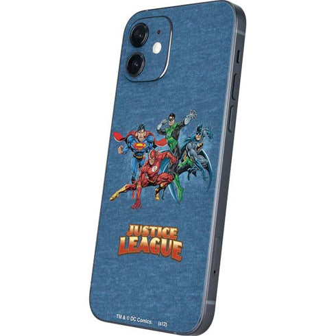 Justice League Action Pose Charcaters iPhone 12 Mini Skin