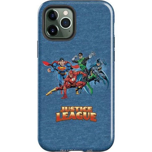 Justice League Action Pose Charcaters iPhone 12 Pro Impact Case
