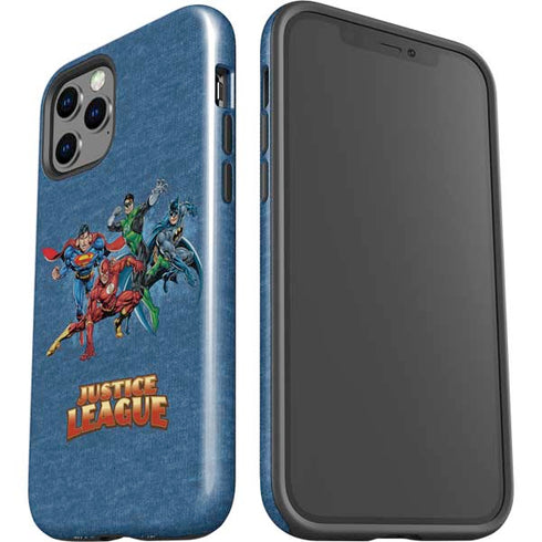 Justice League Action Pose Charcaters iPhone 12 Pro Impact Case