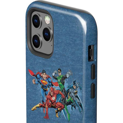 Justice League Action Pose Charcaters iPhone 12 Pro Max Impact Case