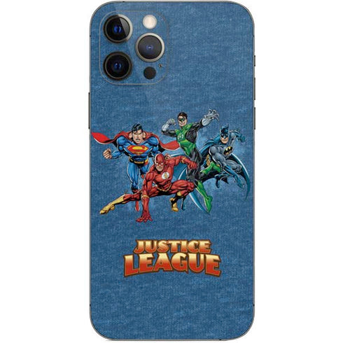 Justice League Action Pose Charcaters iPhone 12 Pro Skin
