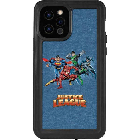Justice League Action Pose Charcaters iPhone 12 Pro Waterproof Case
