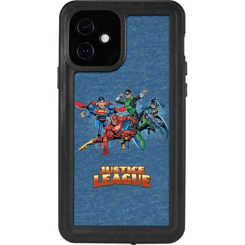 Justice League Action Pose Charcaters iPhone 12 Waterproof Case