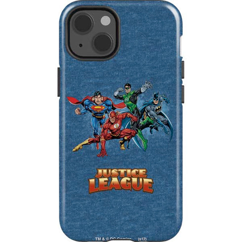 Justice League Action Pose Charcaters iPhone 13 Impact Case