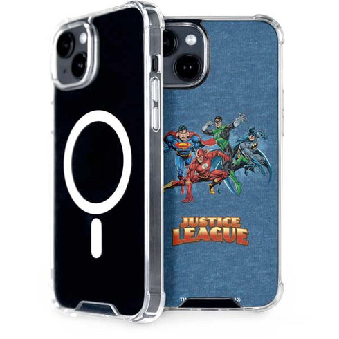 Justice League Action Pose Charcaters iPhone 13 MagSafe Case