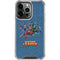 Justice League Action Pose Charcaters iPhone 13 Pro Clear Case
