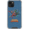 Justice League Action Pose Charcaters iPhone 14 Plus Clear Case