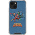 Justice League Action Pose Charcaters iPhone 14 Plus Clear Case