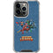 Justice League Action Pose Charcaters iPhone 15 Pro Clear Case