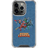 Justice League Action Pose Charcaters iPhone 15 Pro Clear Case