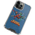 Justice League Action Pose Charcaters iPhone 15 Pro Clear Case