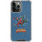 Justice League Action Pose Charcaters iPhone 14 Pro Max Clear Case