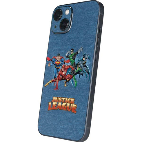 Justice League Action Pose Charcaters iPhone 14 Skin