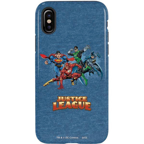 Justice League Action Pose Charcaters iPhone XS Pro Case