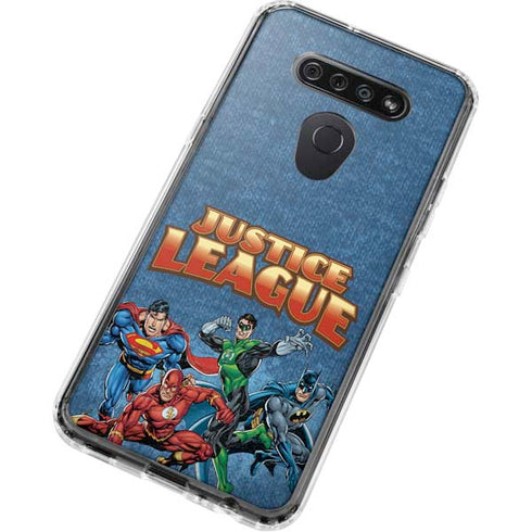 Justice League Action Pose Charcaters LG K51/Q51 Clear Case