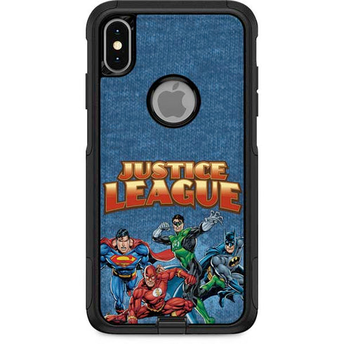 Justice League Action Pose Charcaters Otterbox Commuter iPhone Skin