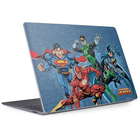 Justice League Action Pose Charcaters Surface Laptop 3 13.5in Skin