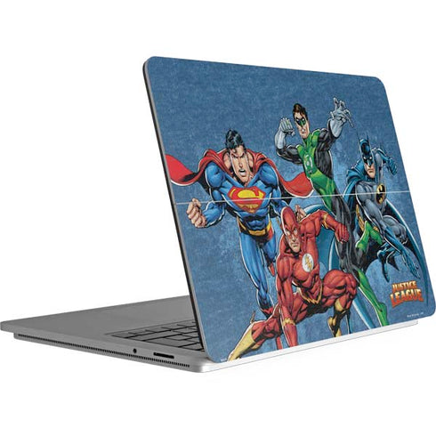 Justice League Action Pose Charcaters Surface Laptop Studio Skin