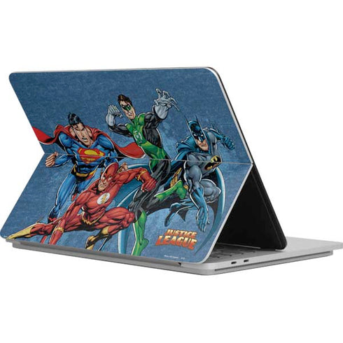 Justice League Action Pose Charcaters Surface Laptop Studio Skin