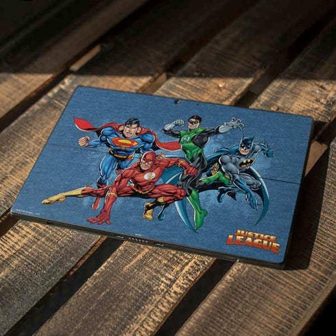 Justice League Action Pose Charcaters Surface Pro 7 Skin