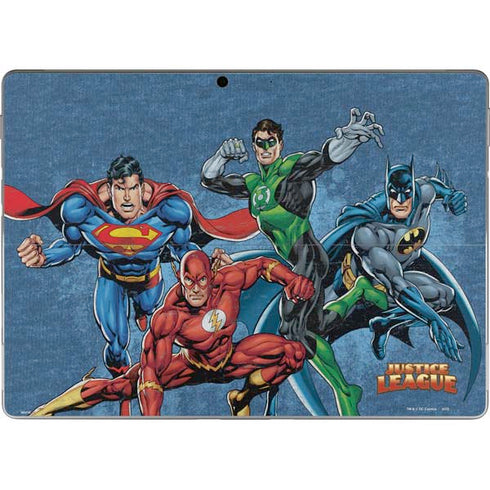Justice League Action Pose Charcaters Surface Pro 9 Skin