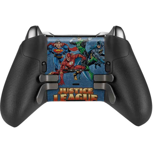 Justice League Action Pose Charcaters Xbox Elite Wireless Controller Series 2 Skin