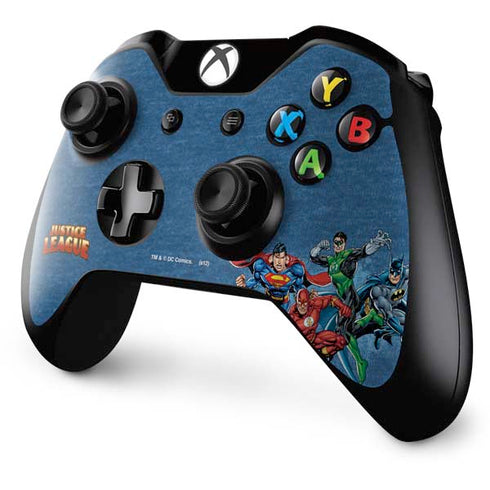 Justice League Action Pose Charcaters Xbox One Controller Skin