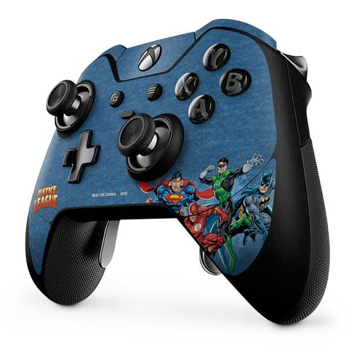 Justice League Action Pose Charcaters Xbox One Elite Controller Skin