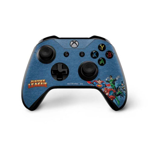 Justice League Action Pose Charcaters Xbox One X Controller Skin